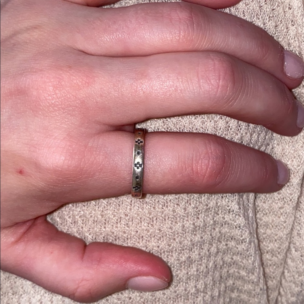 James Avery stackable cross ring.